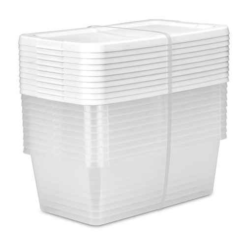 Sterilite clear storage - 6,