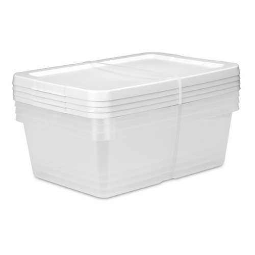 Quart storage boxes - (4),