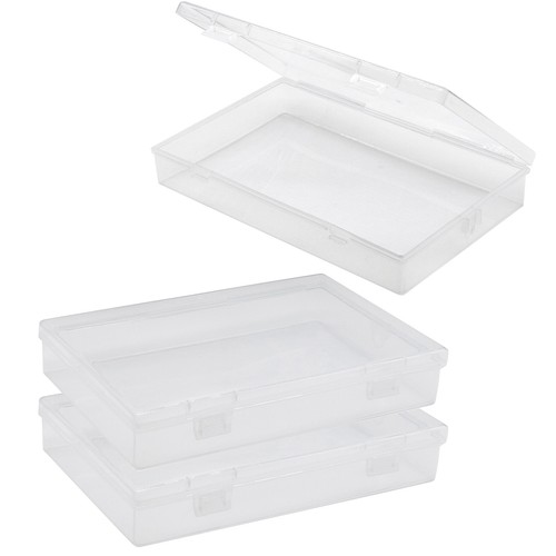 Clear plastic storage - clear,