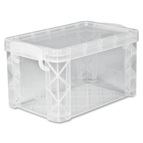 Clear plastic storage box - storage, with