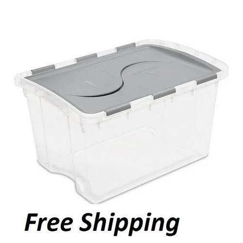 Clear plastic storage - plastic,